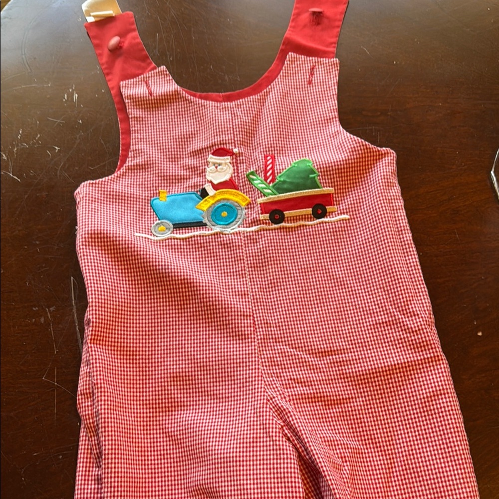 Red Kids Overalls - Picture 3 of 3